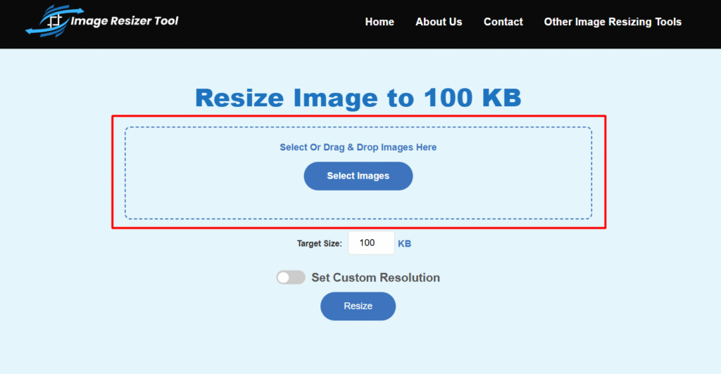 Uploading image to ImageResizer.Tools